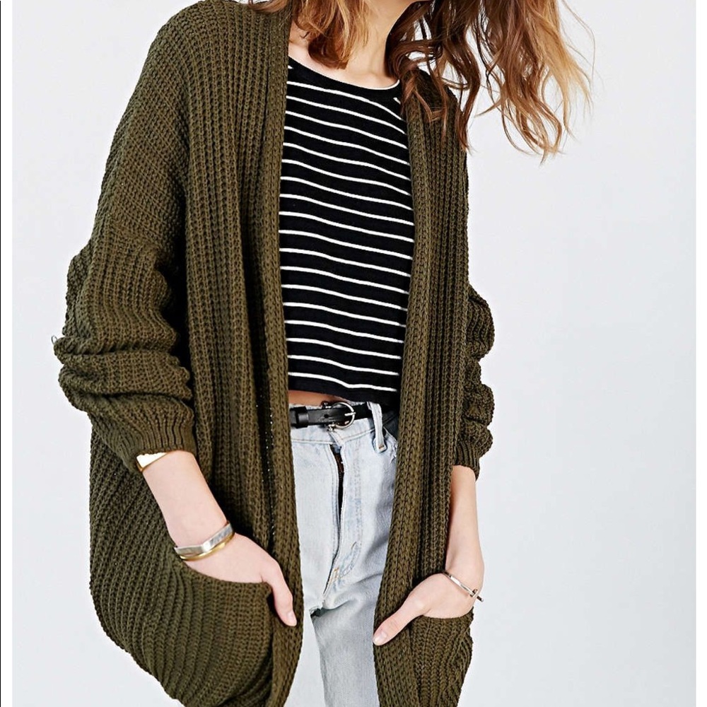 Urban outfitters green cardigan